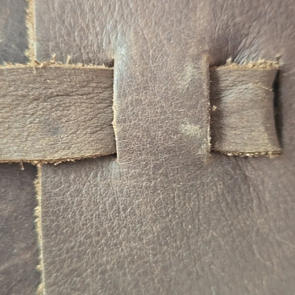 ❤️BUY 2 GET 1 FREE Wrap Soft Brown Italian Leather Journal Lace Up Tie, Lined